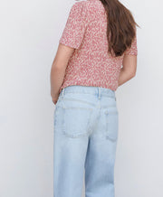 MANGO - Blouse with knot detail