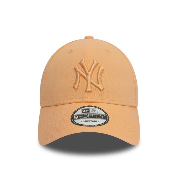 Yankees de New York - Casquette ajustable MLB délavée orange pastel 9FORTY