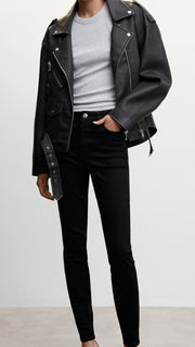 MANGO - Jean skinny taille haute