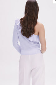 MANGO - Asymmetrical ruffled sweater